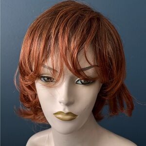 Stylish Copper Red Women's Wig R03330 Copper Ombré